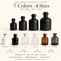 Bouteilles de diffuseur d'arômes en verre vides de luxe 50 ml 200 ml, emballage unique pour diffuseur de parfum Loris avec boîte