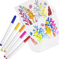 KHY Stylos marqueurs permanents pour vêtements Marqueur magique sur toile Stylos d'impression par transfert de chaleur Stylo marqueur pour tissu à encre de sublimation