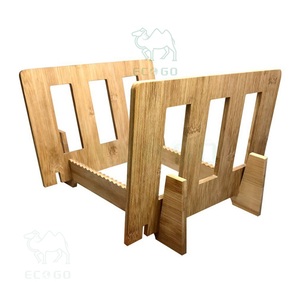 Factory Custom Lp Record Holder High Capacity Vinyl Record Rack With Wood Interlayer Desktop Record Rack - Product Image 1