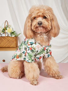 Summer Hawaiian Pineapple Beach Style Pet T-Shirt Popular Design with Different Patterns for Dogs Popular Pet <strong>Clothing</strong> - Product Image 5