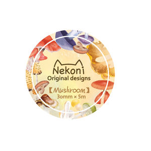 Nekoni-Cinta adhesiva de crepé para decoración, cinta adhesiva de color para planificador, diario de basura, cuadernos Washi - Product Image 2