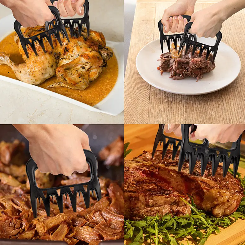 bbq tools Bear Claw Shredder Barbecue meat ripping tool Heat-resistant bear paw Shredding Claws For Pulled Pork