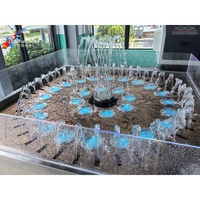 Optimum Show OS16 - Fuentes de Agua Musicales Iluminadas Modernas Personalizadas, Pequeñas, para Jardín