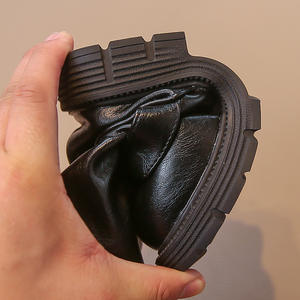 <span class=keywords><strong>Stivaletti</strong></span> alla caviglia per bambine autunno inverno 2025 stivali in Pu alti per bambini piccola principessa in stile britannico cavaliere in <span class=keywords><strong>gomma</strong></span> Chelsea - Product Image 4