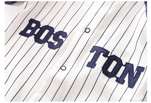 Ropa para Recién Nacidos, Moda Infantil, 100% Algodón, Estilo Béisbol, Mameluco para Bebé - Product Image 6