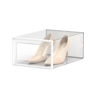 Paquete de 12 Cajas de Almacenamiento de Zapatos Grandes, Organizador de Zapatos Apilable de Plástico Transparente - Product Image 4