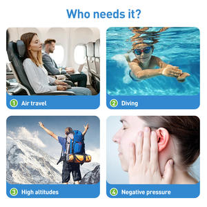 Dispositivo portátil 3 en 1 de masaje de presión eléctrica para los oídos, para aliviar el tinnitus y el dolor de oídos durante viajes en avión. - Product Image 2