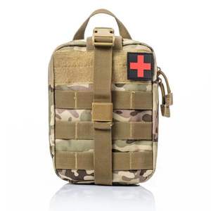 Pochette médicale en nylon pour survie en plein air, trousse de premiers secours 26*22*8cm, camping, randonnée, Molle IFAK EMT pour traumatismes - Product Image 6