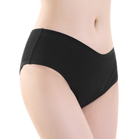 Culottes menstruelles Shanhao OEM taille moyenne 4 couches flux moyen écologiques pour femmes
