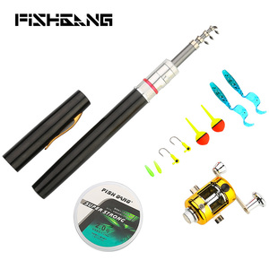 FISHGANG Telescopic <strong>Pen</strong> Mini Fishing <strong>Rod</strong> Telescopic Pocket Mini <strong>Pen</strong> Fishing <strong>Rod</strong> and Reel <strong>Pen</strong> Telescopic - Product Image 2