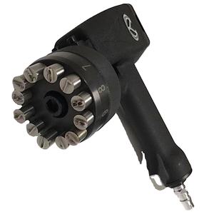 Prüfhammer mit 12 austauschbaren Stahlstempel-Einsätzen, Stahlbuchstaben-Stempel für schnelle Kennzeichnung von ID-Markierungen - Product Image 2