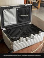 Maletas Personalizadas de Gran Capacidad de 30 Pulgadas con Candado de Combinación TSA, Maleta Metálica con Ruedas, Bolsas de Viaje, Equipaje