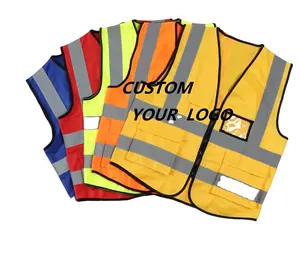 Factory Made Customized 2021 best price China low price custom logo Hi Vis Safety Vest