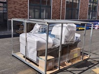 Format besar ukuran cetak 100x150cm UV pencetak Flatbed dengan 3 buah I1600/I3200 kepala cetak industri kualitas tinggi