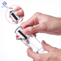Botol Semprot Kaca Bulat Berkualitas Tinggi 5ml-100ml dengan Tutup Plastik, Sablon untuk Minyak Atsiri