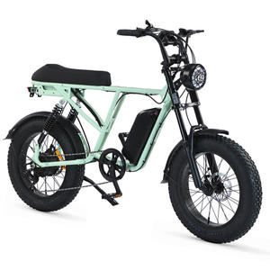 Bicicleta Eléctrica Fatbike V8 V20, Bicicleta de Montaña Económica con Llantas Gruesas, Frenos de Disco, Bicicleta Eléctrica - Product Image 5