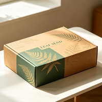 Boîte d'expédition express personnalisée pour lunettes de soleil de luxe, petite boîte en carton ondulé avec logo personnalisé