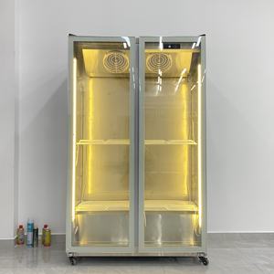 Réfrigérateur vitrine à température unique pour supermarché avec porte en verre anti-buée pour boissons, fleurs et bière - Product Image 1