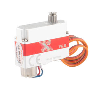 Ventes chaudes KST X08N V6.0 2.8Kgf.cm 0.09sec Moteur CC sans noyau à engrenages métalliques pour planeurs RC numériques, boîtier en alliage d'aluminium DC7.4V pour RC - Product Image 1