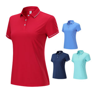 Venta al por mayor Material resistente al sudor Ajuste moderno Entrenamiento Polo Tees Tenis Ropa Golf Fit - Product Image 4