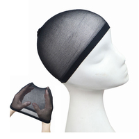 Outils de coiffure Wanmei : Filet à perruque très élastique, bonnet de perruque couleur chair, noir, 2 ensembles de bonnets à perruque