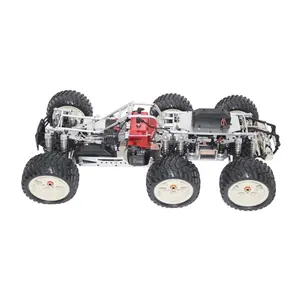 Fábrica Hot Sales Duplo cilindro 60cc motor gasolina rc carro com tração nas seis rodas Rádio Controle Brinquedos com Um reverso chave