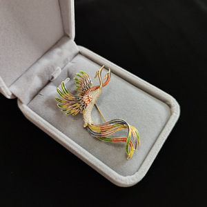 Broche de Fénix de Estilo Chino de Alta Gama, con Flor en el Pecho, para Mujer, 2026, Exquisito, Lujoso, con Personalidad y Temperamento - Product Image 3