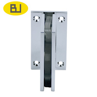 Charnières de porte en verre réglables modernes BEJOY modèle BJ701 en laiton de 5 mm, paire, installation facile, angle d'ouverture de 90 degrés, garantie 1 an