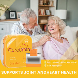 Directo de fábrica, curcumina vegana, películas solubles orales, suplementos alimenticios, curcumina, jengibre, cúrcuma, tiras orales, energía, sabor a naranja - Product Image 2