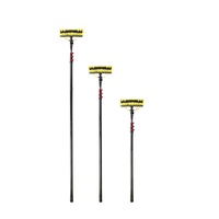 Outil d'extension en fibre de carbone haute résistance pour le nettoyage des murs en verre