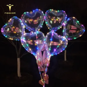 Voiture Jouet Nouvelles Idées de Produits 2018 Forme de Coeur Fée Led Ballon Lumière