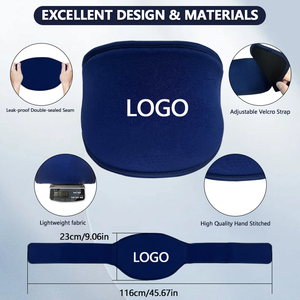 Enveloppe de thérapie chaude et froide réutilisable 23 cm en tissu léger avec sangle Velcro réglable pour soulager la douleur et poche de glace - Product Image 1
