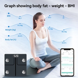 Hộ Gia Đình Bmi Kỹ Thuật Số Cơ Thể Chất Béo Quy Mô Ứng Dụng Hiển Thị Điện Tử Kỹ Thuật Số Quy Mô Trọng Quy Mô - Product Image 2