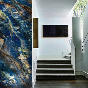 Pannello Murale in PVC UV Effetto Marmo Lucido per Applicazioni Commerciali e Residenziali, Installazione Facile con Colla, Design Personalizzabile - Product Image 1