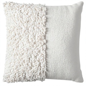 Housse de coussin décorative Boho housse de coussin Boho taie d'oreiller tissée à la main décoration bohème maison housse de coussin tissée à la main - Product Image 1