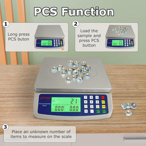 30 किलो/1 ग्राम सब्जी स्केल इलेक्ट्रॉनिक डिजिटल रसोई पैमाने की गणना के लिए वजन संतुलन - Product Image 6