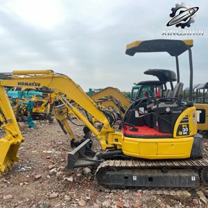 Excavatrice sur chenilles Komatsu 30 d'occasion, marque japonaise d'origine, 3 tonnes, petite taille - Product Image 2