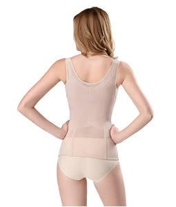 Chaleco de entrenamiento de cintura de talla grande para mujer, ropa moldeadora transpirable, camiseta sin mangas para perder peso, corsé de entrenamiento - Product Image 6