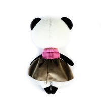 Peluche géante personnalisée en forme de panda, jouet en peluche super doux en coton PP, grand coussin pour filles, service OEM ODM personnalisé