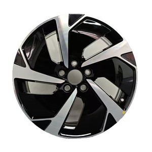 Jantes en alliage d'aluminium légères de 17-18 pouces 5x100 PCD <span class=keywords><strong>Noir</strong></span> mat Adaptées à VW Golf MK7 Audi A3 Seat Leon - Product Image 1