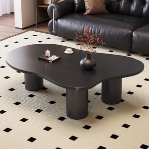 <b>Walnut</b> <b>Coffee</b> <b>Table</b> Cloud Shape Modern Design Living Room Furniture - Product Image 2