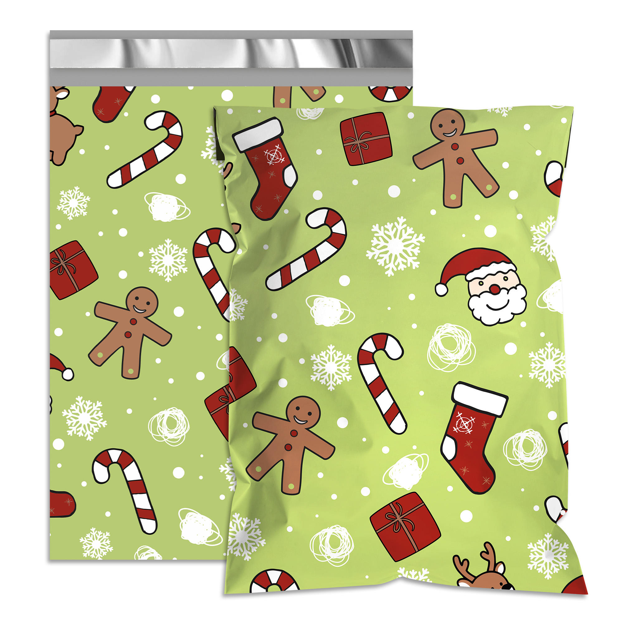 Navidad verde brillante