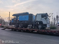 Nouvelle machine de forage de puits d'eau de 300 m montée sur camion, alimentée au diesel, diamètre de forage de 105-325 mm