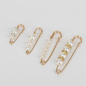 Spille per la riparazione di abiti di perle da 7.7cm efficaci per la riparazione della vita e per pantaloni spille versatili per il fissaggio dei vestiti - Product Image 1