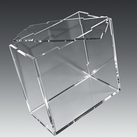 Boîte de présentation anti-poussière en acrylique transparent assemblée pour boîte ETB, boîte de rangement pour cartes à collectionner TCG, boîte de présentation pour figurines, fabrication sur mesure