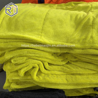 Serviette de lavage de voiture professionnelle à boucles torsadées, chiffon de séchage de voiture en microfibre double face pour le detailing automobile et l'entretien de la peinture