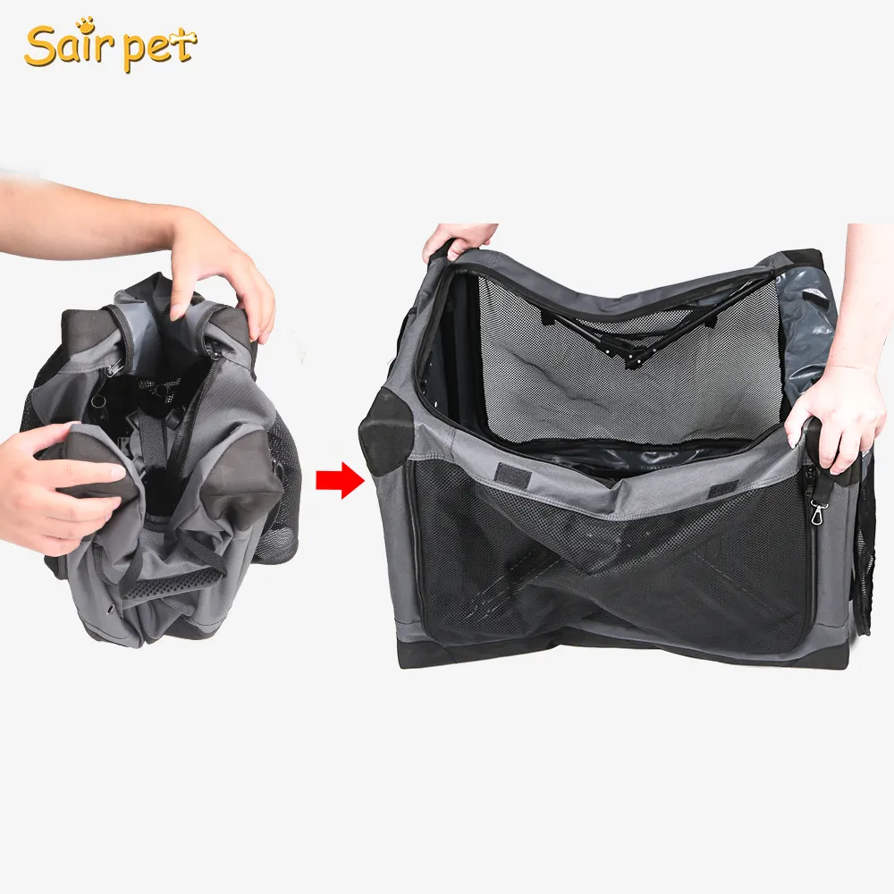 Top Seller Factory Wholesale Car Outdoor Folding Portable Collapsible Pet Cage Pet Dog Cage Cage For Pet