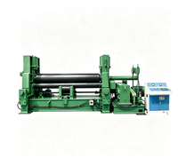Machine à rouler hydraulique CNC à trois rouleaux W11S-20x3000 pour le cintrage de cylindres, de cônes et de tuyaux