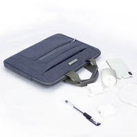 Étui pour ordinateur portable 13,3/14 pouces avec poignée compatible, housse pour ordinateur portable 14,2 pouces, sac de transport, mallette pour hommes, voyages d'affaires, université