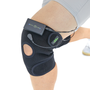 Masajeador de Rodilla EMS, Almohadilla Envolvente para Masaje de Calentamiento, 4 Modos, 12 Niveles, OEM/ODM, EMS REAL, Fabricante Coreano - Product Image 2